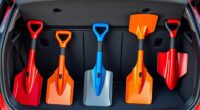 top car snow shovels