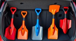 top car snow shovels