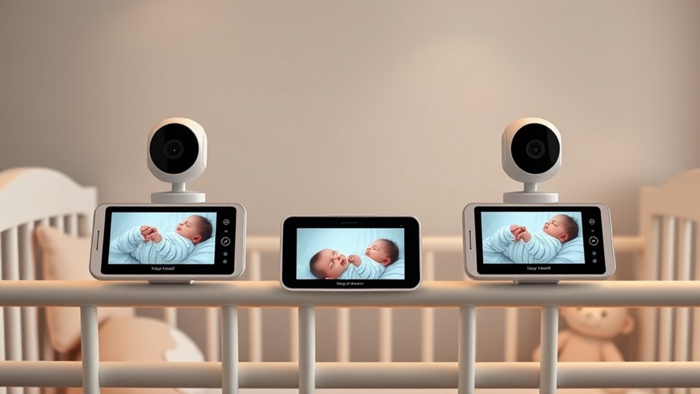 top dual camera baby monitors