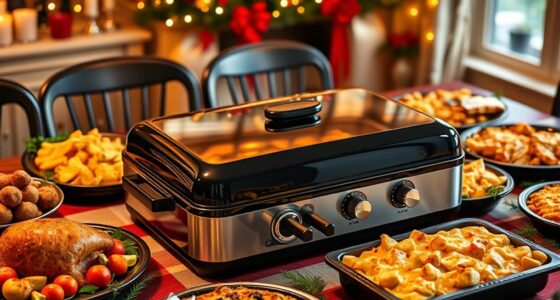 top electric warming trays