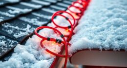 top gutter de icing cables