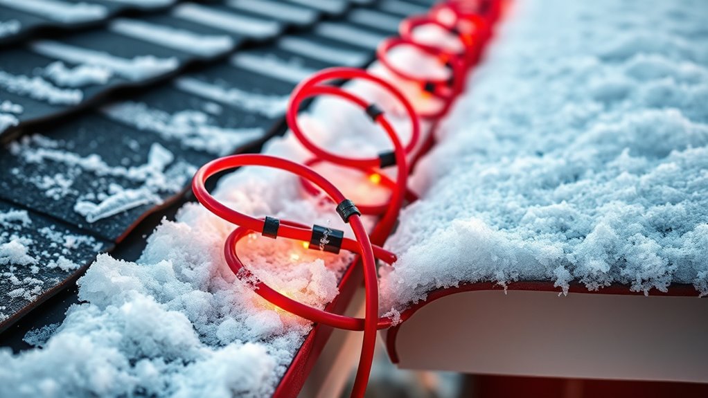 top gutter de icing cables