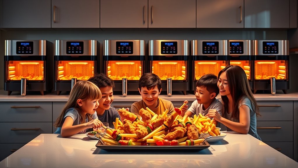 top large family air fryers