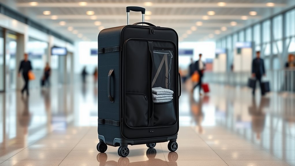 top rolling travel garment bags