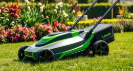 top self propelled electric mowers