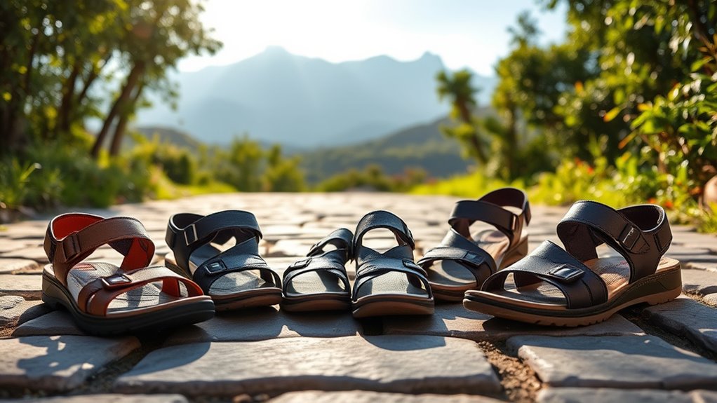 top supportive travel sandals