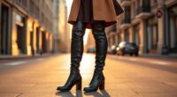 top wide calf knee boots