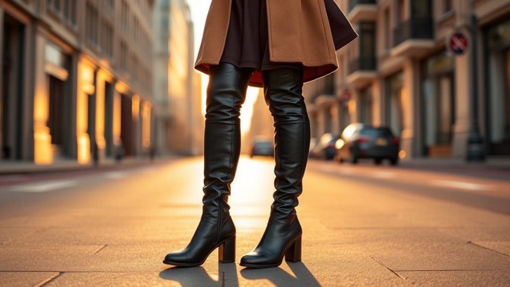 top wide calf knee boots
