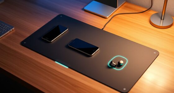 top wireless charging desk mats