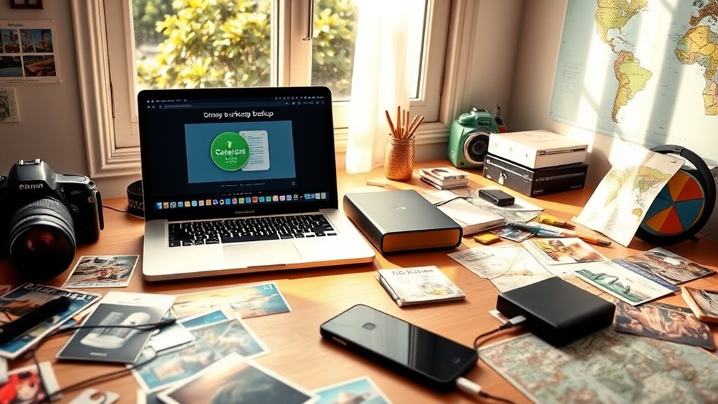 trip photo backup process