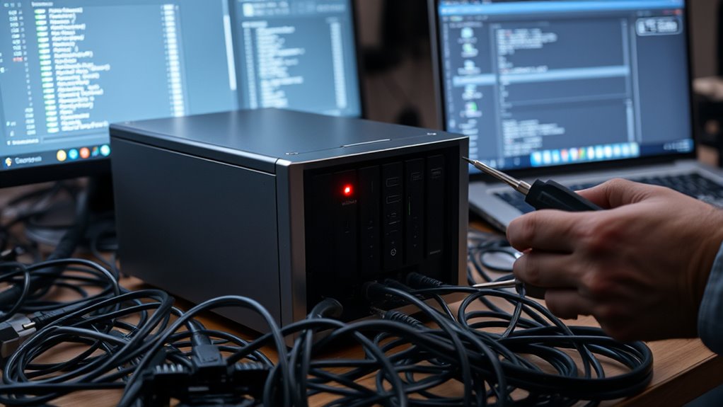 troubleshoot nas network visibility