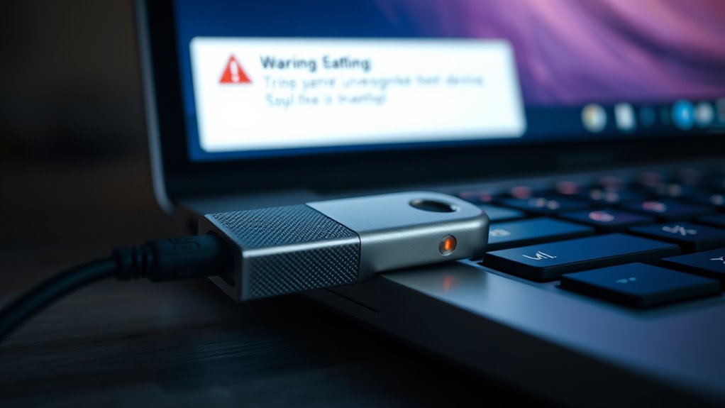 troubleshoot usb device recognition