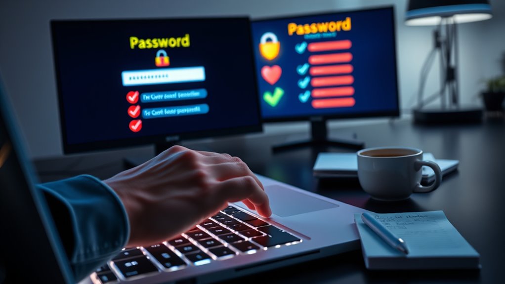 use complex unique passwords