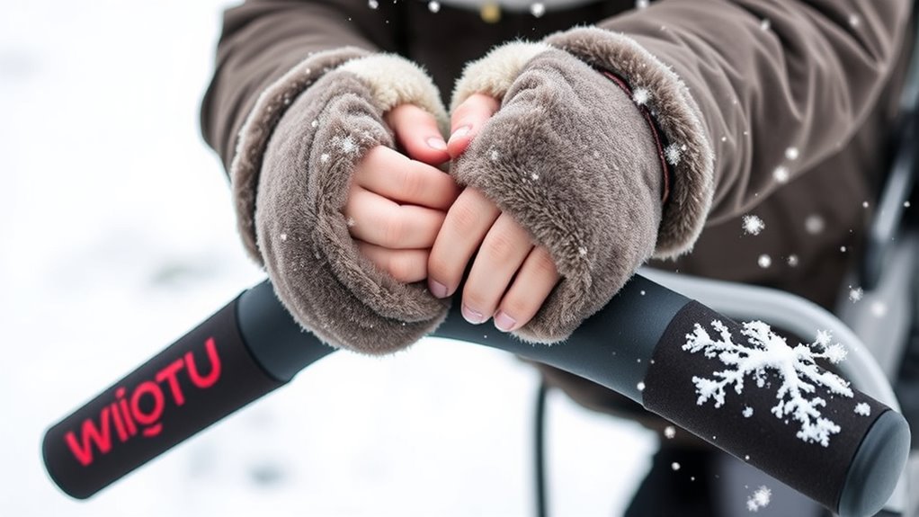 winter stroller hand muff considerations