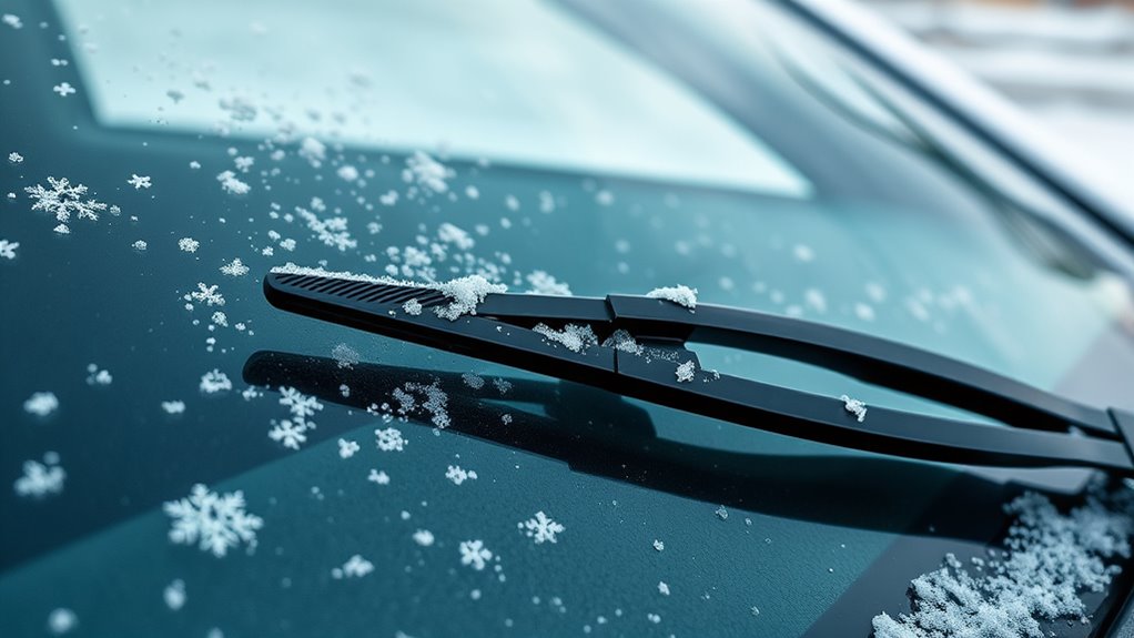 winter wiper blade features