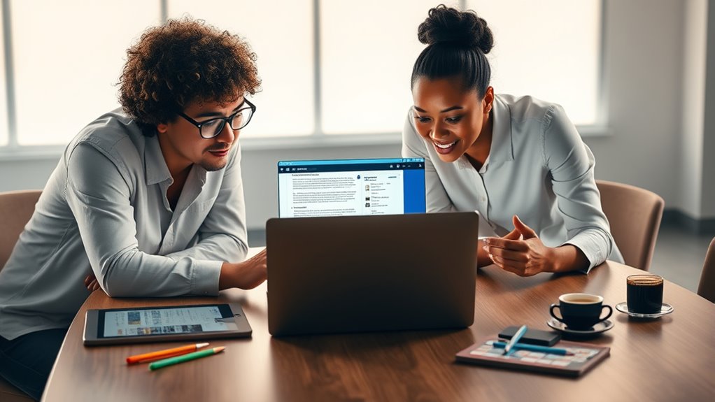 working together on files