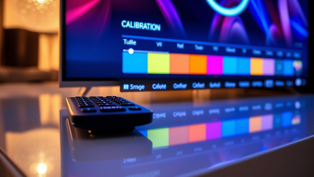 accessing tv calibration settings