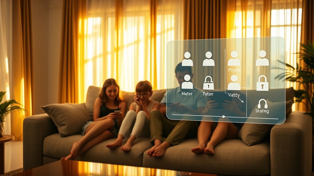 adjust family sharing privacy