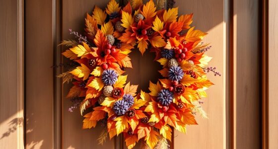 autumn themed door wreaths
