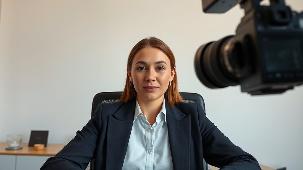 balanced well lit framing