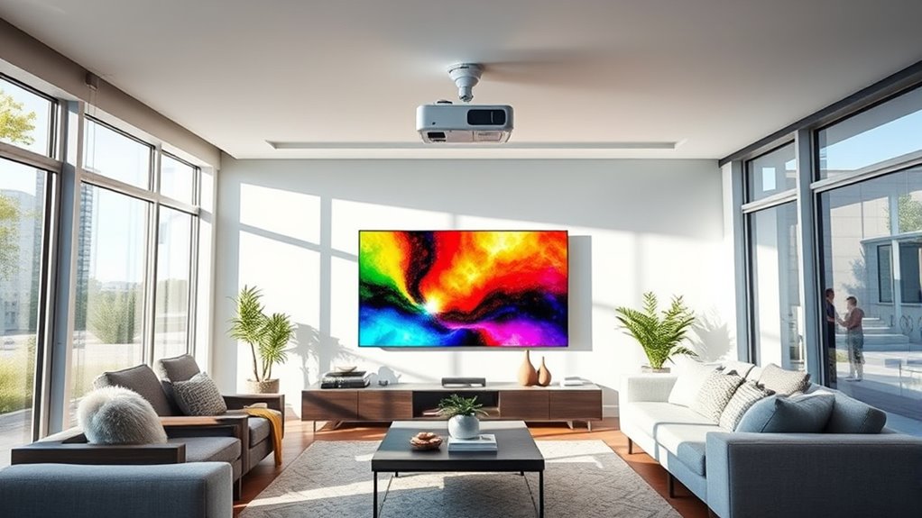 bright room 4k projector tips