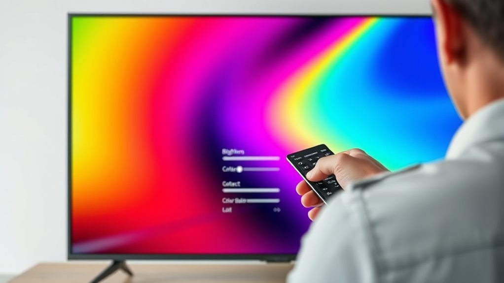 calibrate tv with built in tools