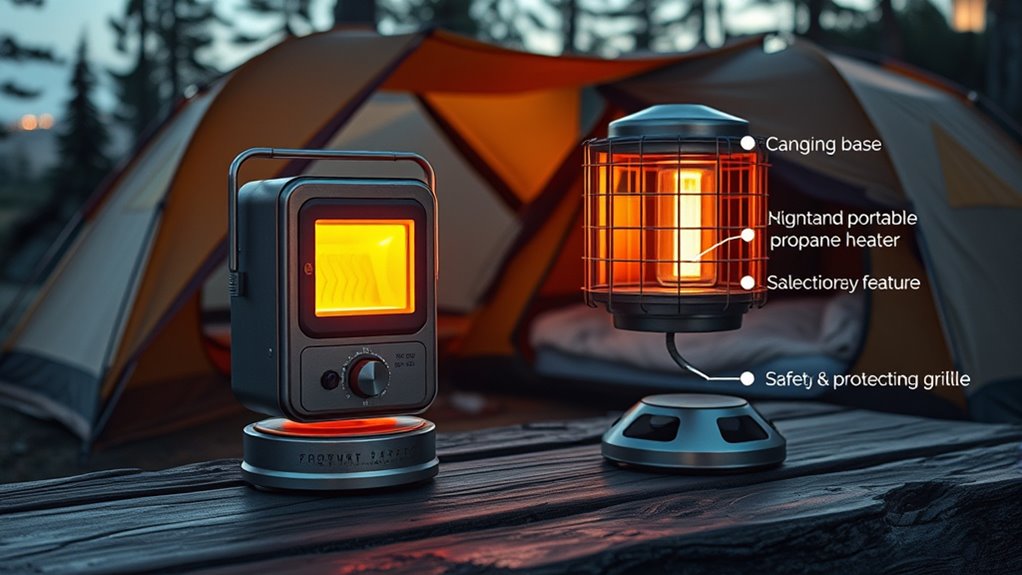 camping heater safety considerations