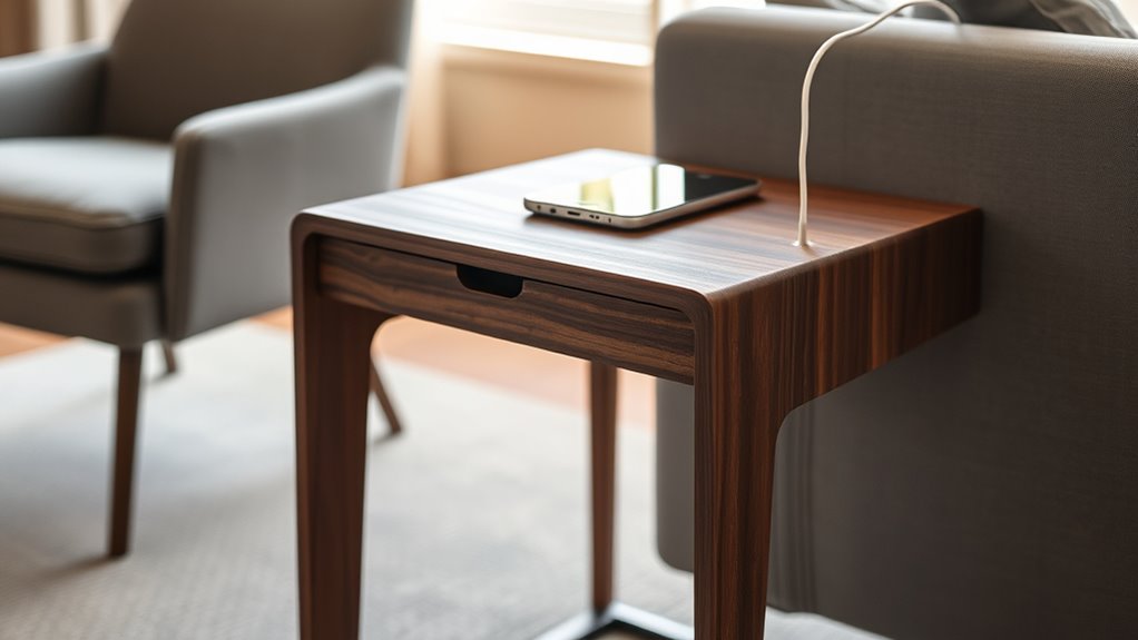 charging ports and storage