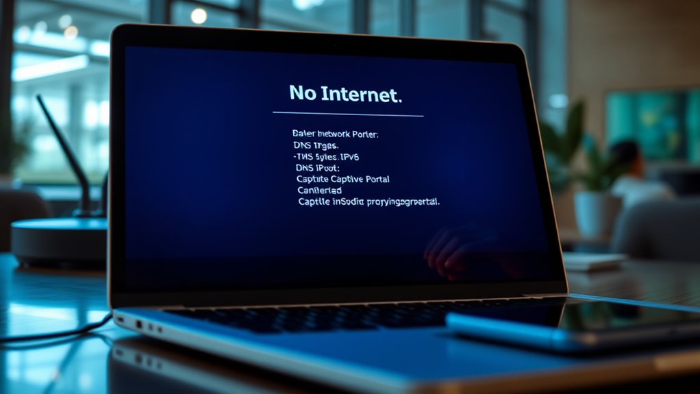 check and update network settings