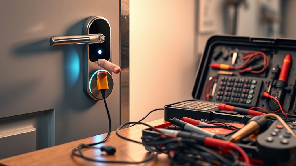 check batteries and contacts