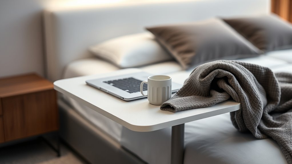 choosing comfortable bed lapstands