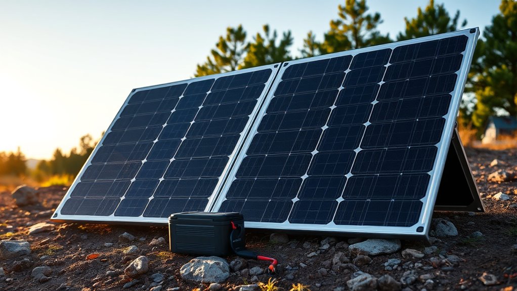 choosing portable camping solar panels