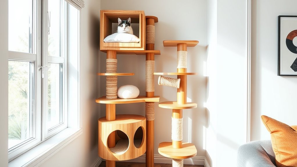 compact cat tree solutions
