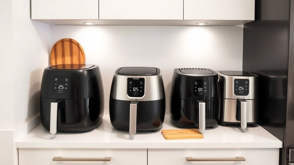 compact space saving air fryers