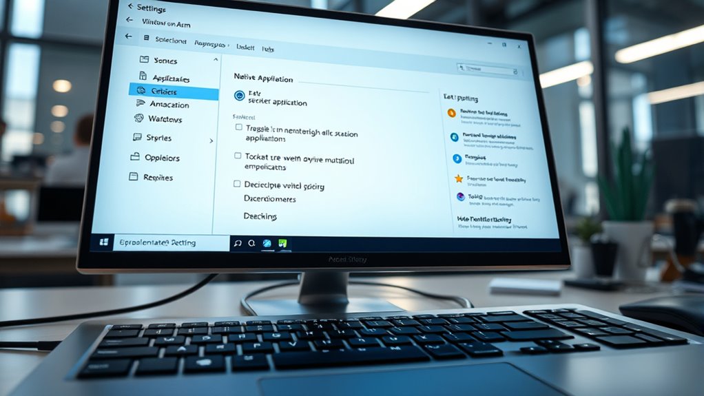 detecting emulated application performance
