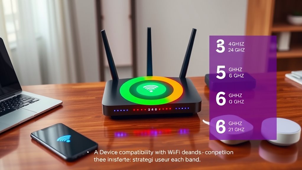 device compatibility influences wi fi band options
