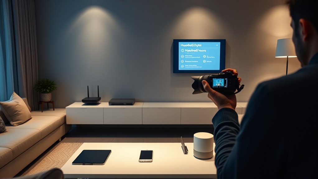device connection and setup