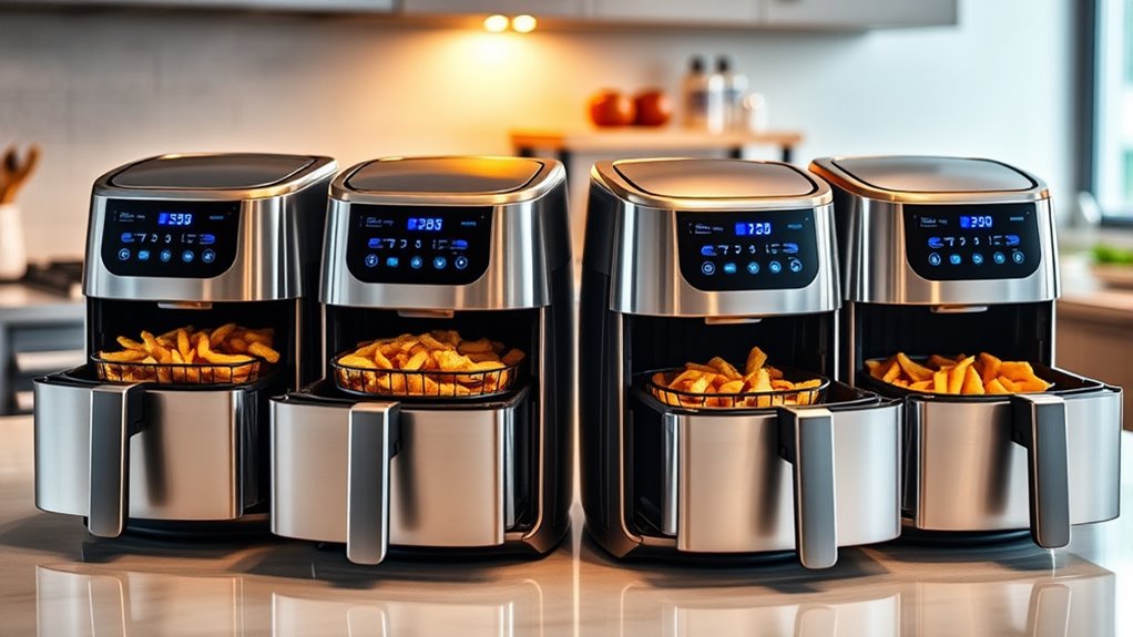 dual basket air fryers