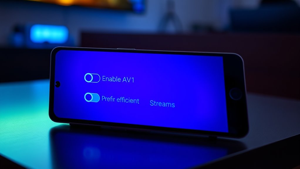 enable av1 and optimize streams