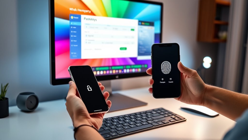 enable passkey security setup