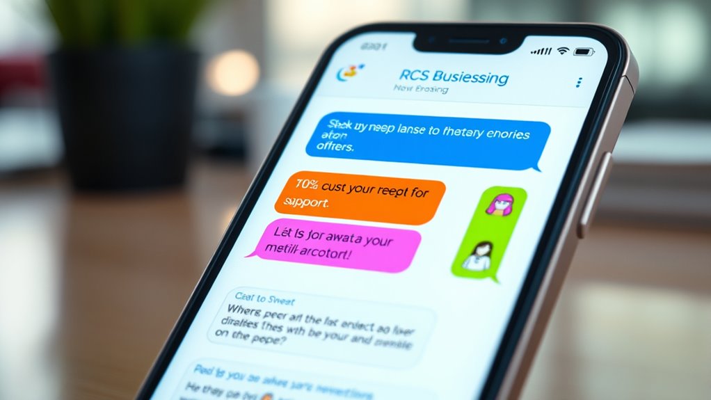 enhanced business messaging features