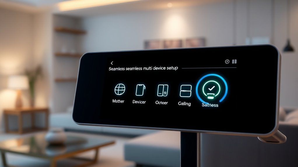 enhanced simplified device setup