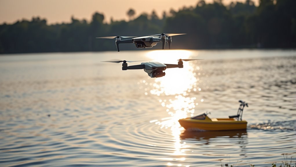 fishing drones or bait boats