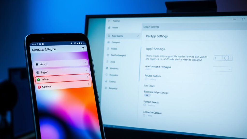 guide to system language settings