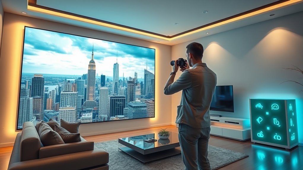 immersive realistic visual content