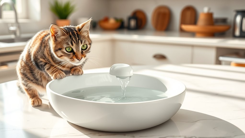 important cat fountain features