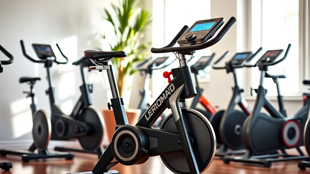 key fitness bike features
