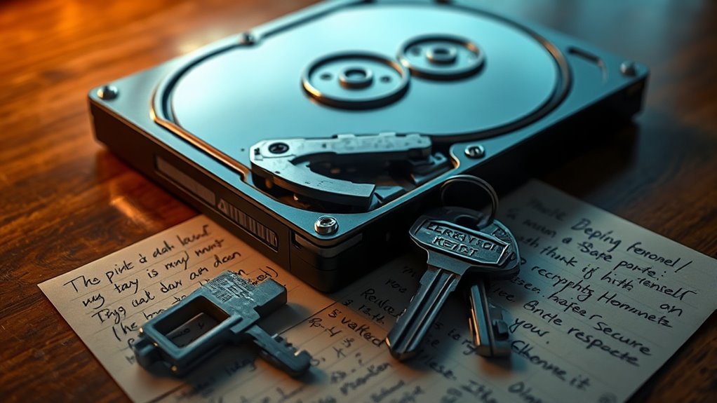 key loss results in permanent data loss