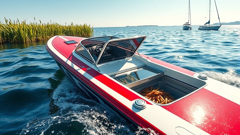 key rc fishing boat features