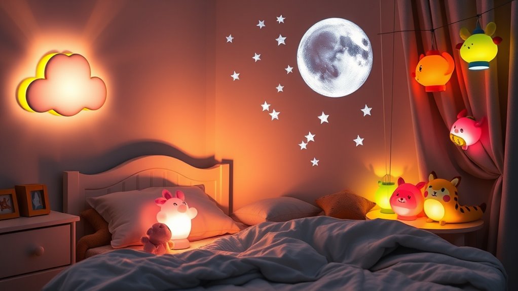 kids bedroom night lights
